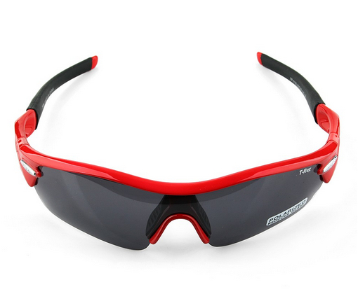 T-rex One-piece Replacement Lens Goggles Glasses Red + Black Frame - Click Image to Close